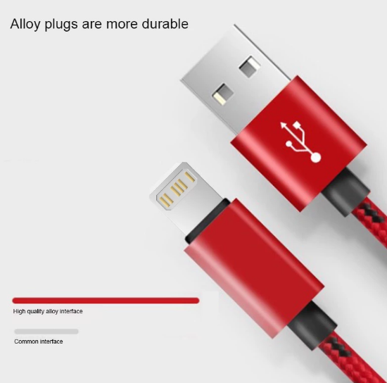 USB-laddningskabel för iPhone 11  12 13 Pro Max X XR 5 6 SE 6S 7 8 Plus Apple iPad Snabbladdning Dataladdarsladd Mobiltelefonkabel