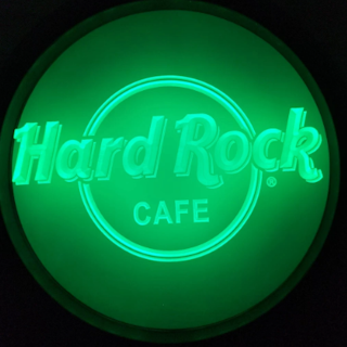 HARD ROCK CAFE BAR NEON LOGO BEER SKYLT