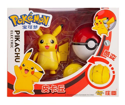 Pokemon Figurer Toy Anime Pikachu Charizard Greninja Pocket Monster Figur Pokeball Model Gift - Med Box