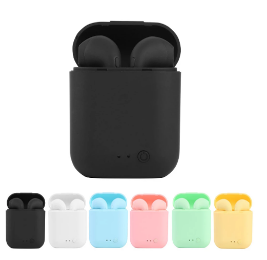 Trådlösa Mini Pods Hörlurar Bluetooth 5.0 Headset med Laddningsbox för alla smartphones