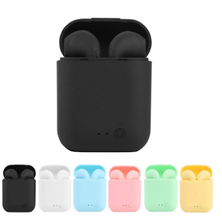 Trådlösa Mini Pods Hörlurar Bluetooth 5.0 Headset med Laddningsbox för alla smartphones