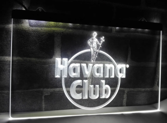 Havana Club Rum Led Neon Skylt