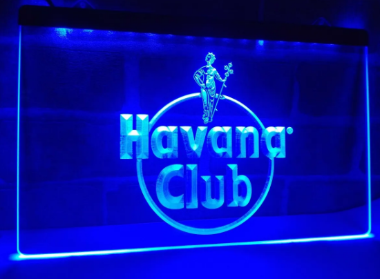 Havana Club Rum Led Neon Skylt