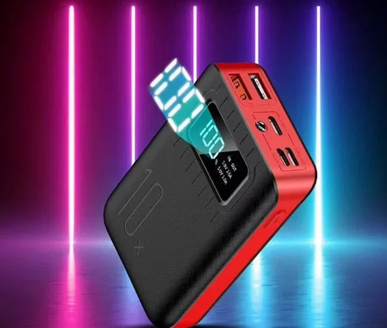 Mini Powerbank på hela 10000 mAh med inbyggt LED