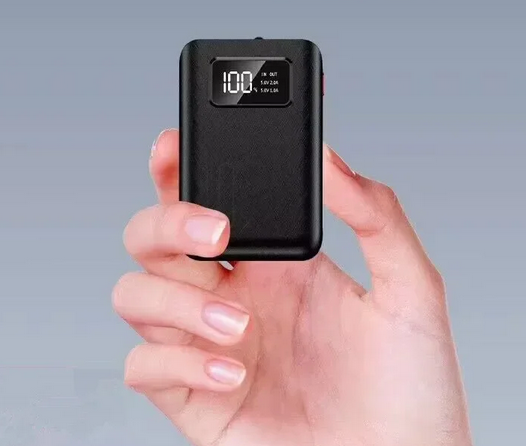 Mini Powerbank på hela 10000 mAh med inbyggt LED