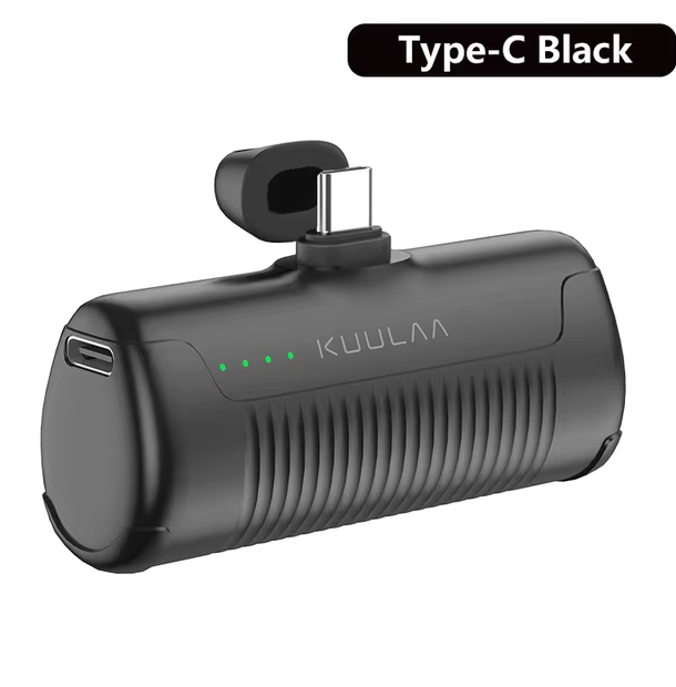 Mini powerbank på språng i fickformat för både Iphone och Android