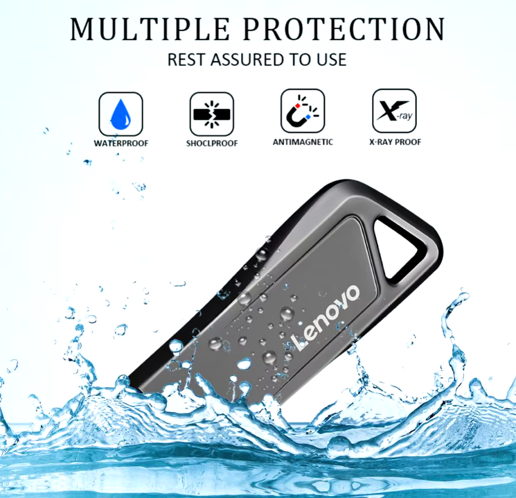 Lenovo generiskt 3.0 USB-minne - Blåsvart