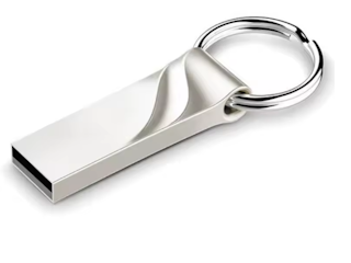1TB/2TB USB-minne Metall USB Flash Disk Pendrive Flashminne Stick USB3.0 Qxuan-g - Silver