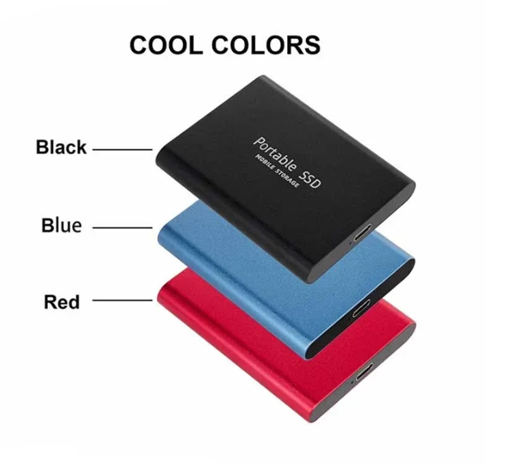 SSD 4TB USB/Typ-C-gränssnitt Extern Hårddisk (refurbished)