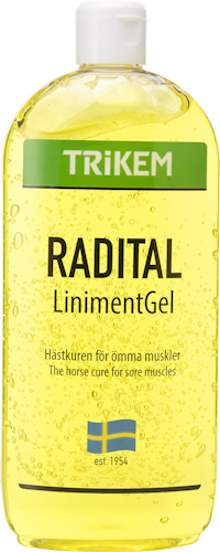 Trikem Radital LinimentGel 250 ml -hästkuren för ömma muskler