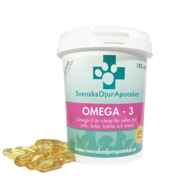 Svenska DjurApotekets Omega3 180 softgel kapslar