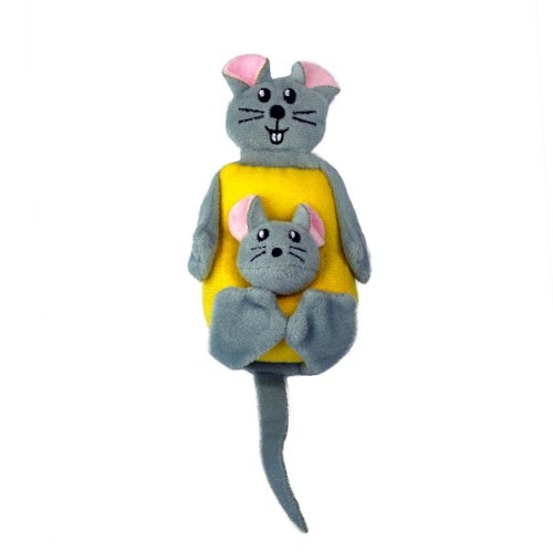 KONG KATT Pull-A-Partz Cheezy - prassel o kattmynta 23cm