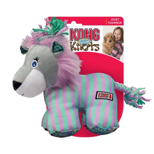 KONG Knots Carnival Lion S/M 18x9x15 cm