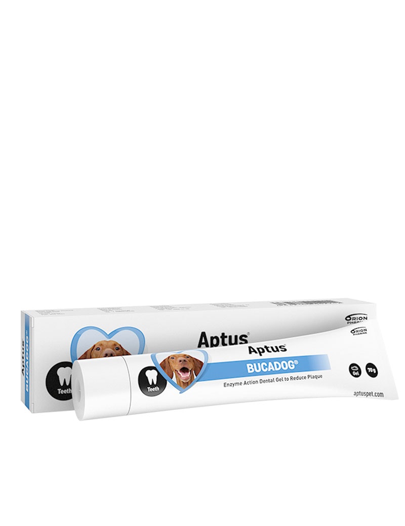 Aptus® Bucadog Tandgel - enzymbaserad munhygienisk gel 70 gr