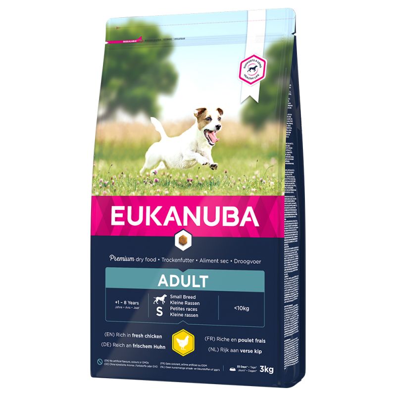 Eukanuba Dog Adult Small Breed Chicken 3 kg/15 kg