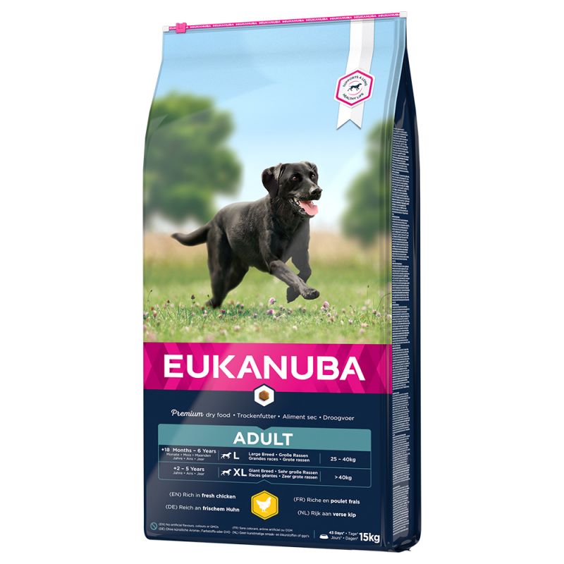 Eukanuba Dog Adult Large Breed Chicken 15 kg/18 kg