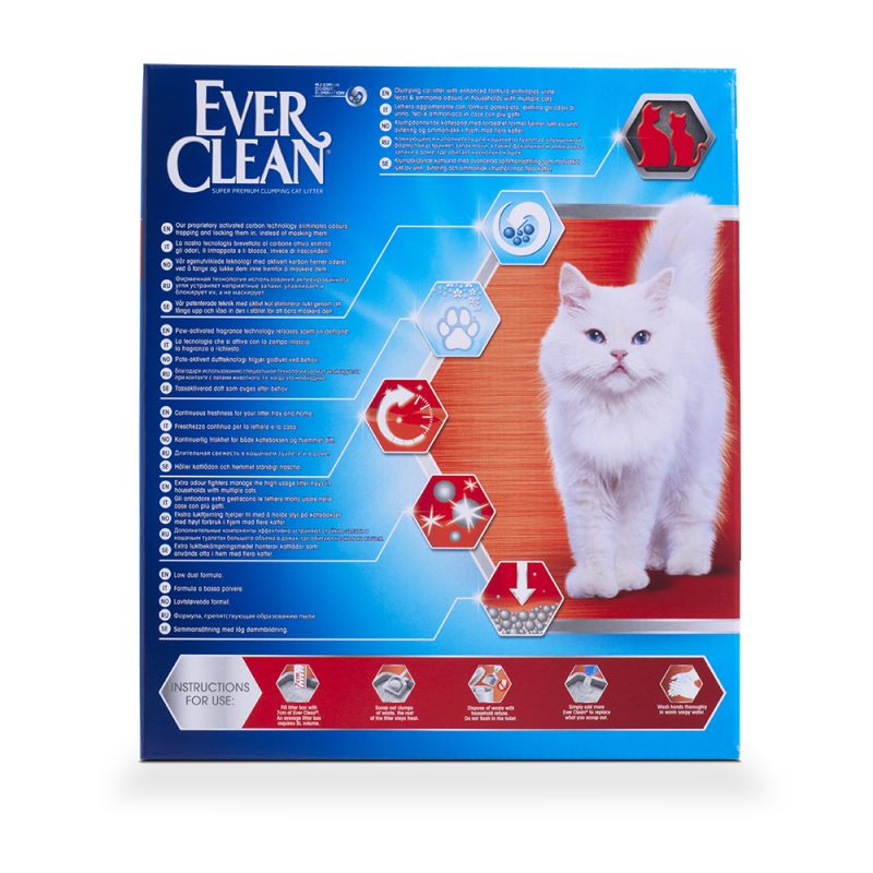 Ever Clean® Multiple Cat Clumping kattsand 10 kg