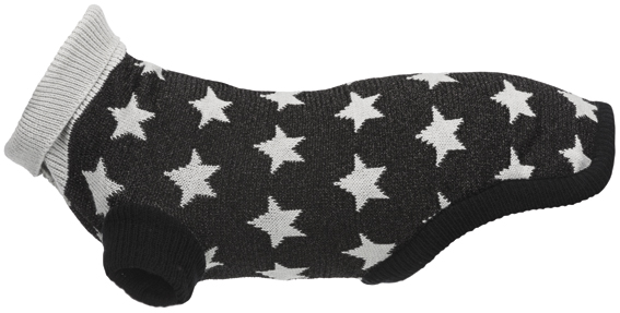 Stella Bay pullover, M: 45 cm: 50 cm, svart/grå