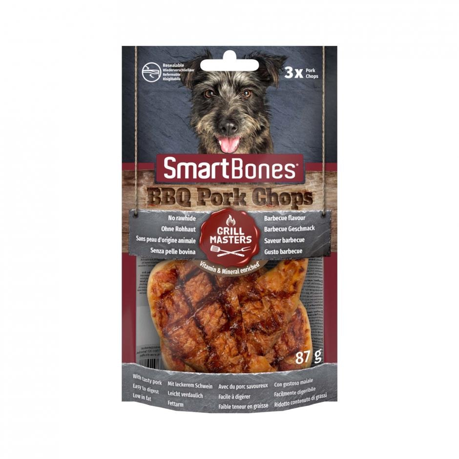 SMARTBONES BBQ PORK CHOPS, utan råhud 3 pack