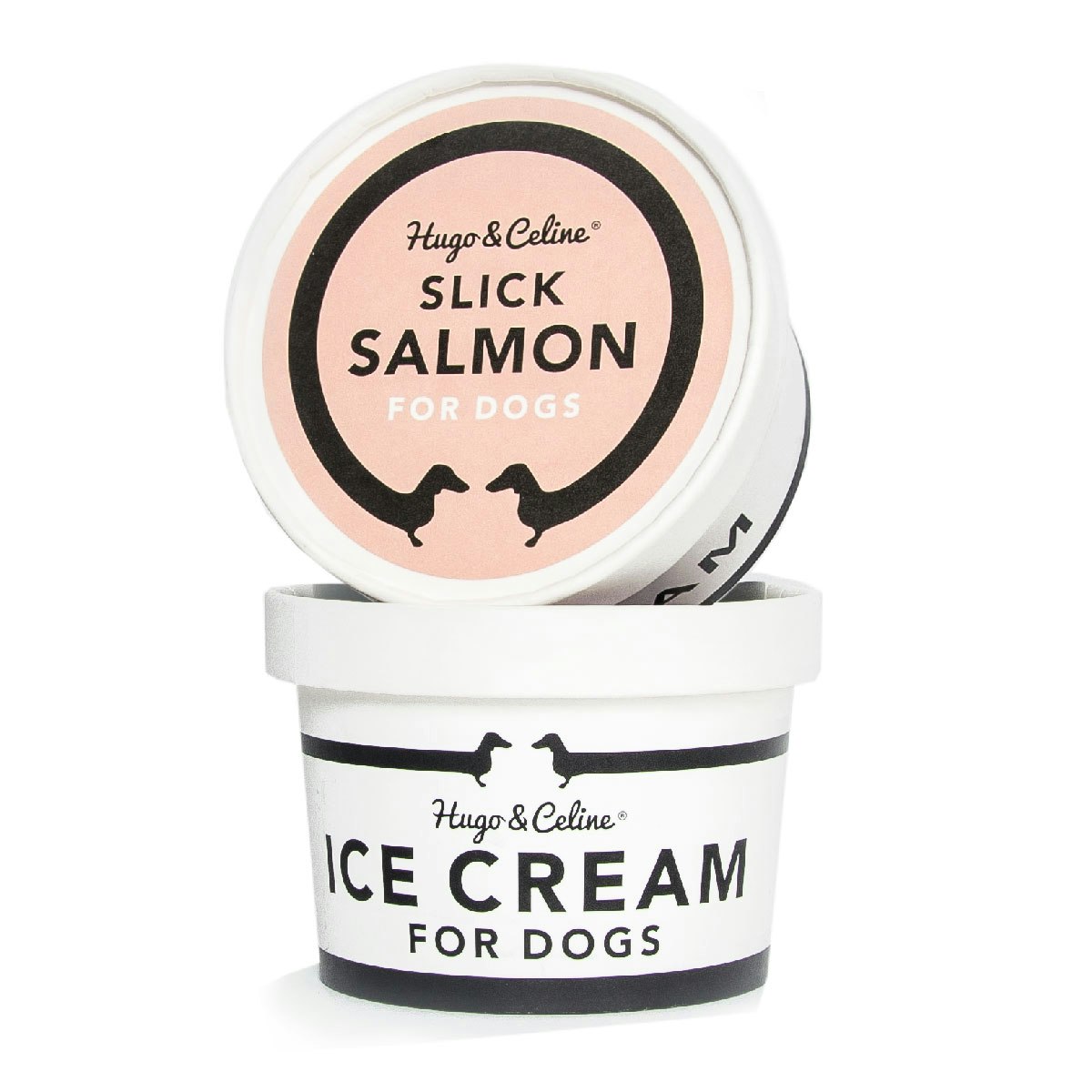 Hugo & Celine HUNDGLASS: SLICK SALMON Laxsmak 120g SKICKAS EJ!