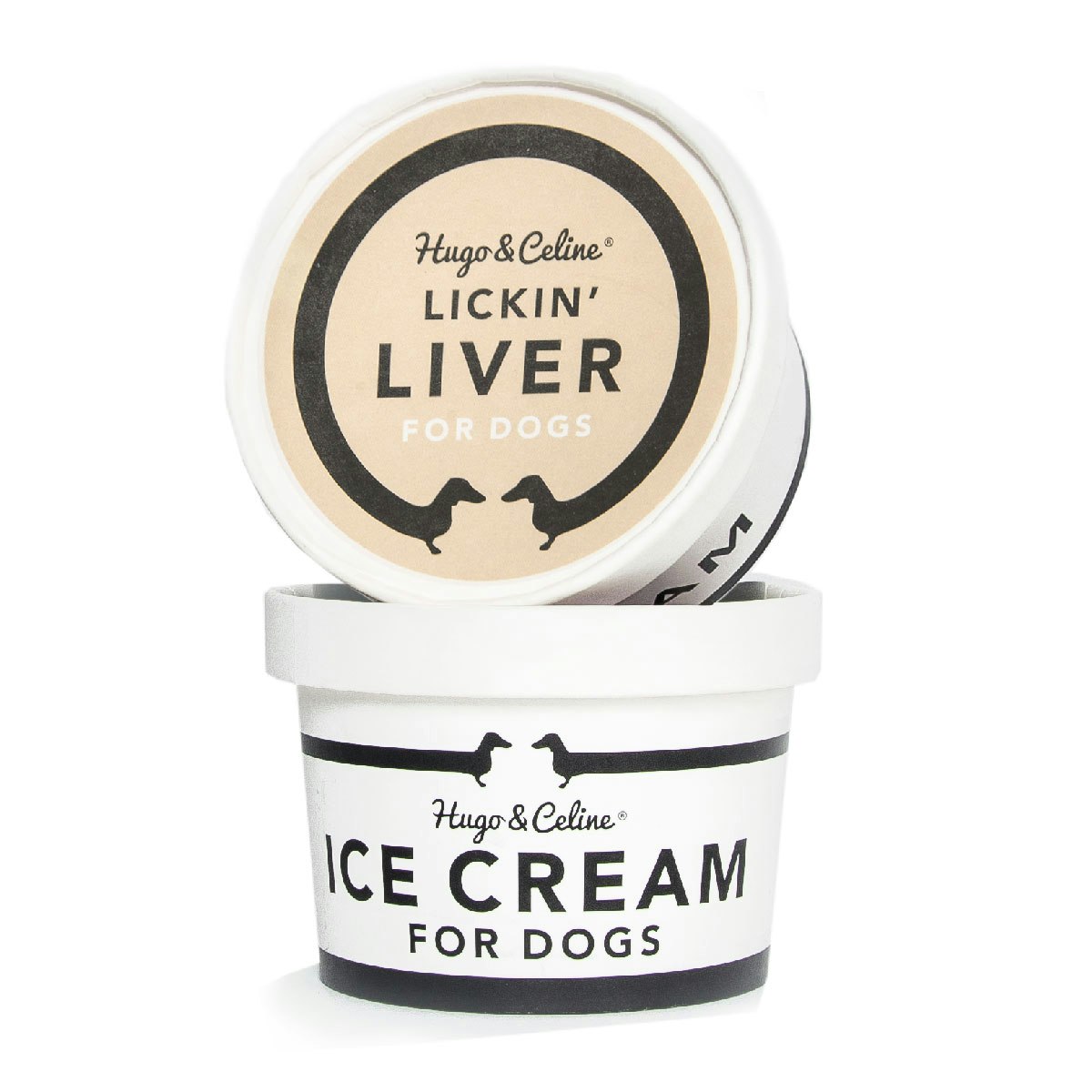 Hugo & Celine HUNDGLASS: LICKIN LIVER Oxleversmak 120g SKICKAS EJ!