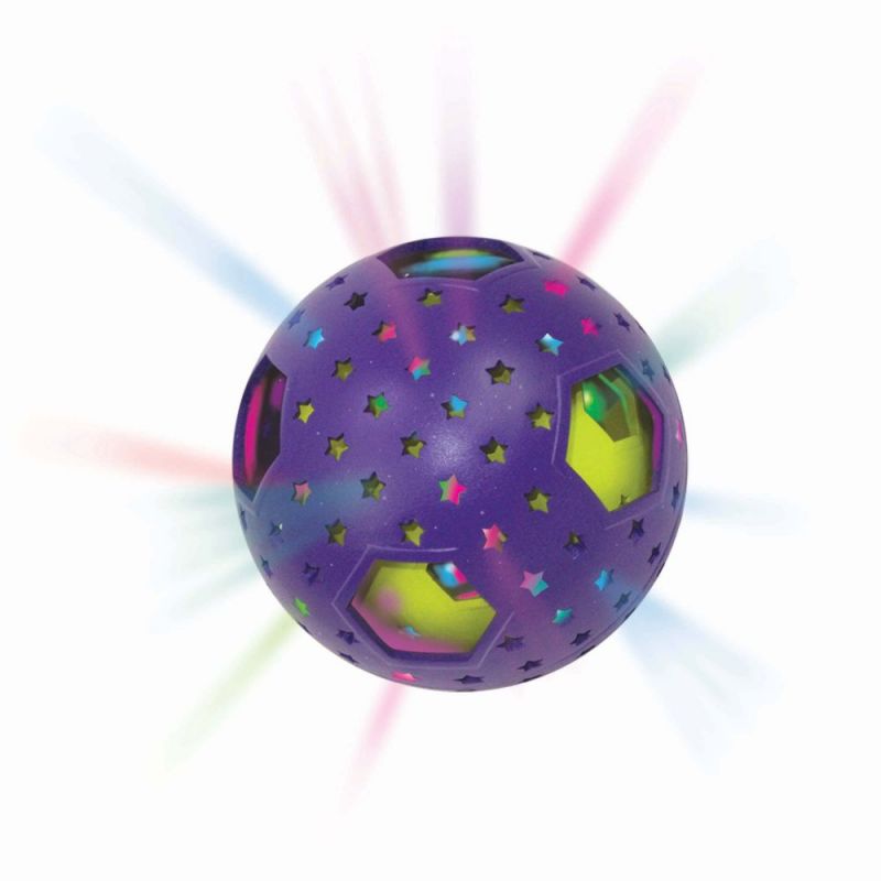 KONG Bat-A-Bout Flicker Disco ball- med led-ljus 7,5cm