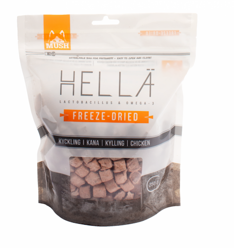 MUSH Hellä Freeze-Dried® Kyckling 250 gr