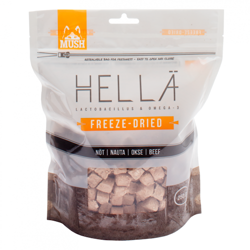 MUSH Hellä Freeze-Dried® Nöt 250 gr