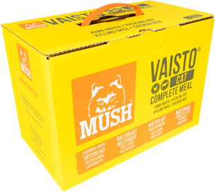 MUSH Vaisto Cat® Gul Fryst helfoder (kyckling-nöt) SKICKAS EJ!