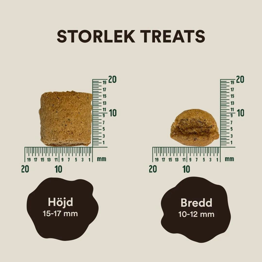 Monster Dog Treats All Breed Pork & Peanut Butter- fläskkött,äpple & jordnötssmör 100 gr