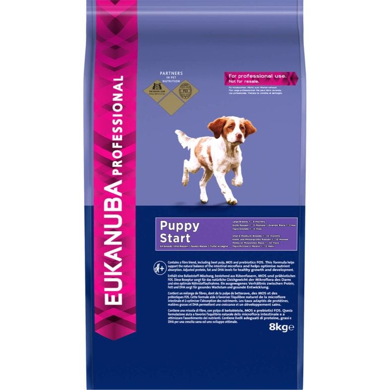 Eukanuba Dog Puppy Start 8 kg. Valpfoder - Dräktig & Digivande Tik