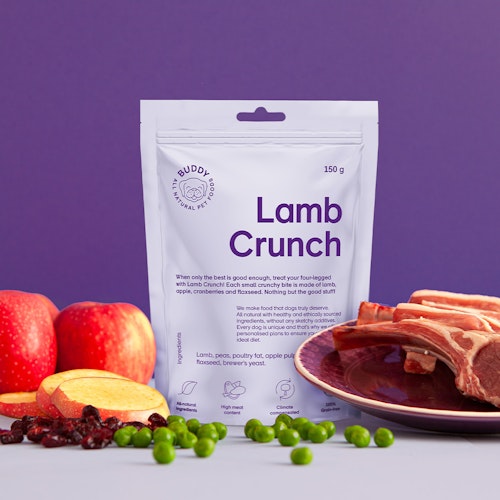 Buddy Lamb Crunch/Lamm o tranbär 150g