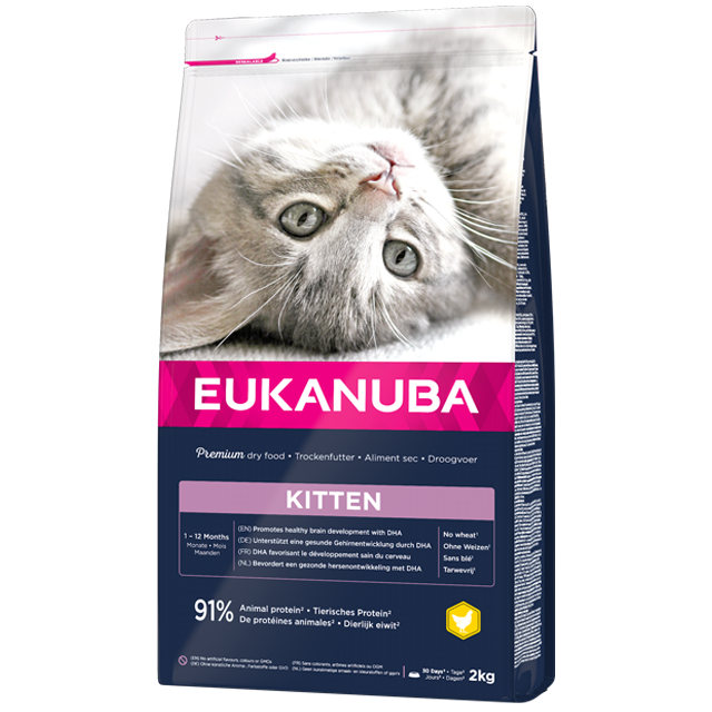 Eukanuba Cat Kitten Healthy Start. Kattungefoder 2 el.10 kg
