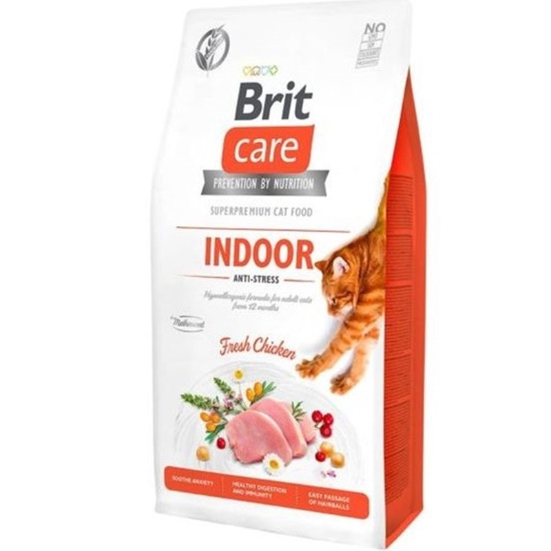 Brit Care Cat Indoor Anti-Stress Kyckling- för inomhuskatter,antistress