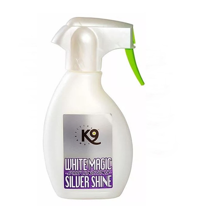 K9 White Magic - Silver Shine - spraybalsam för ljus päls 250 ml