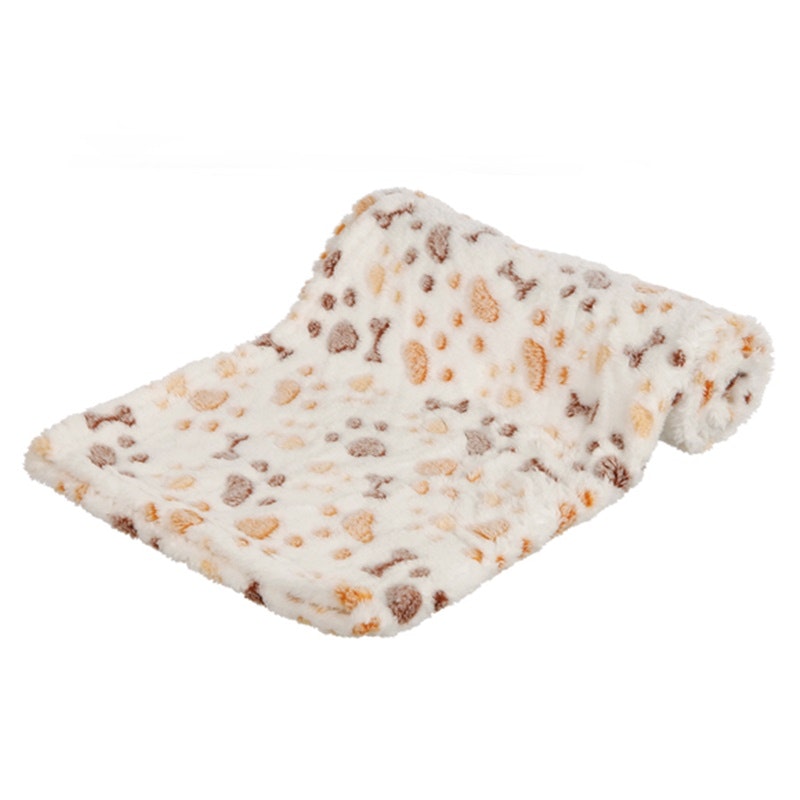 Filt Lingo, fleece 150 x 100 cm vit/beige