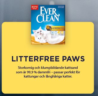 Ever Clean® Litterfree Paws kattsand 10 kg