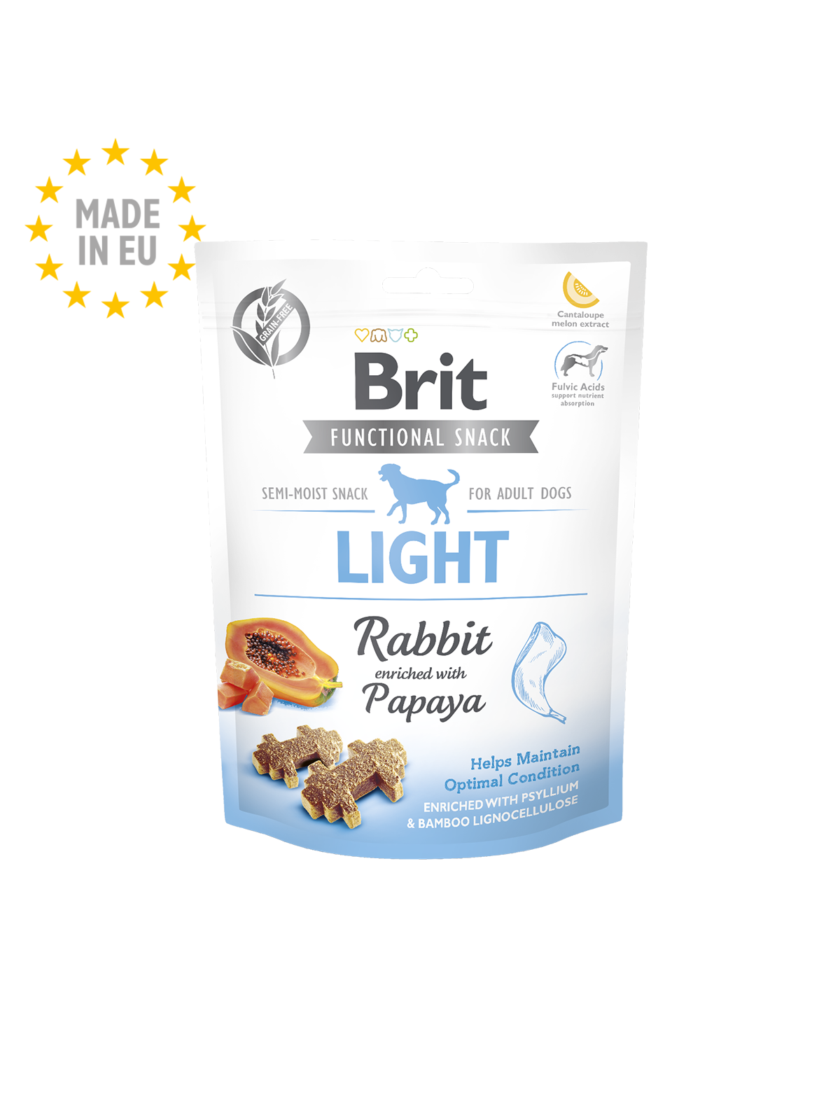 Brit Functional Snack Light Rabbit (kanin,papaya) 150 gr