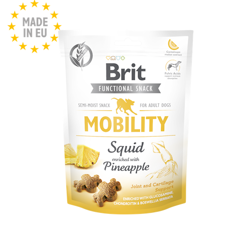Brit Functional Snack Mobility Squid (bläckfisk, ananas) 150 gr