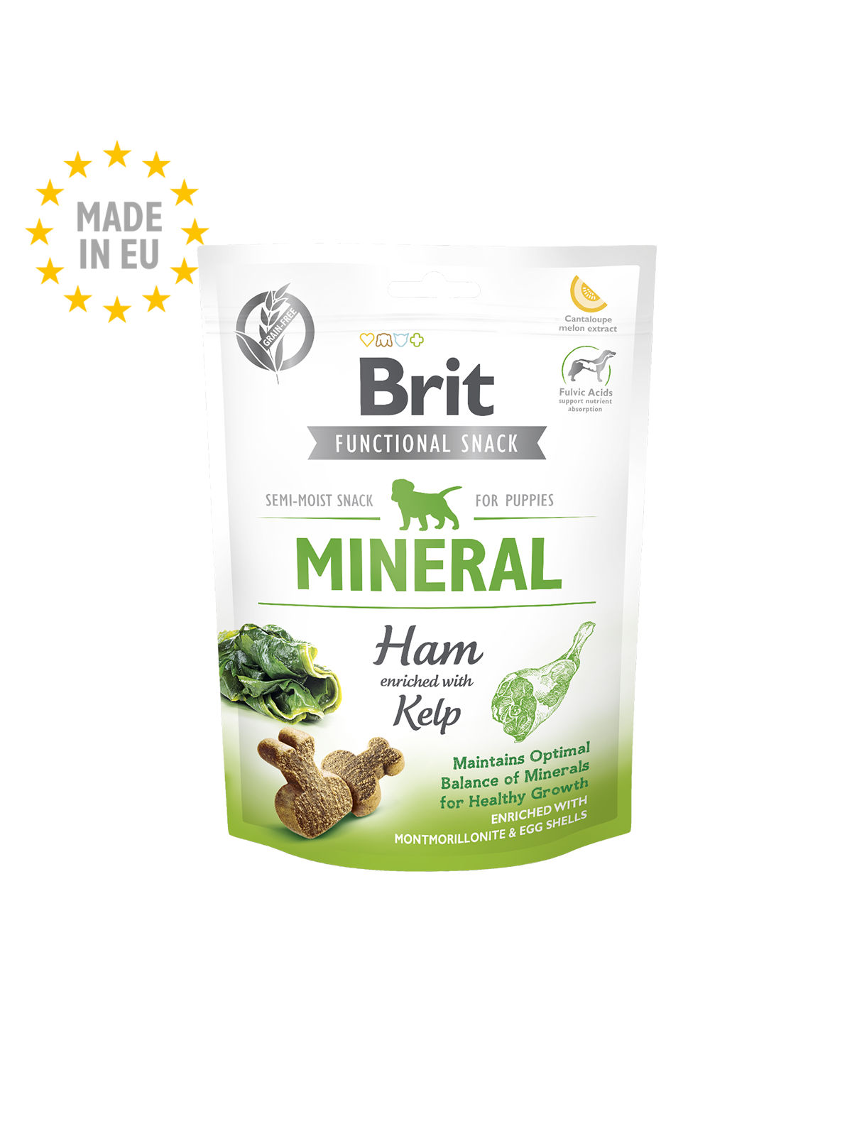 Brit Functional Snack Mineral Ham for Puppies (skinka,kelp) 150 gr