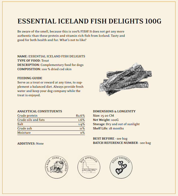 ESSENTIAL ICELAND FISH DELIGHTS 100 gr