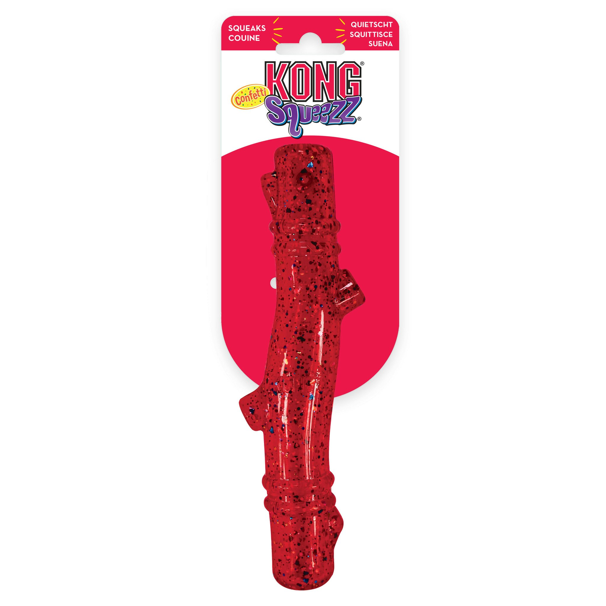 KONG Squeezz Confetti Stick M 20cm