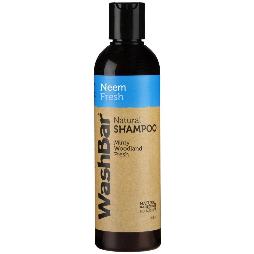 WashBar Natural Shampoo – Minty Woodland Fresh- skonsamt 250 ml