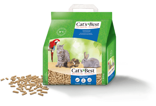 Cat's Best Universal - organiskt träfiber 10 liter/5,5 kg