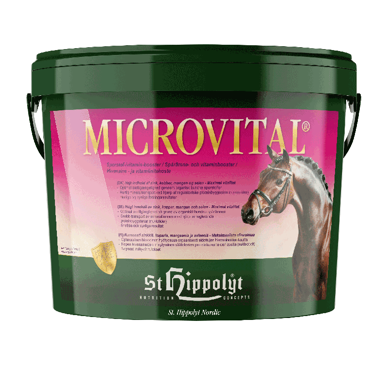St Hippolyt MicroVital® 3 kg/10 kg-  när hästen byter päls