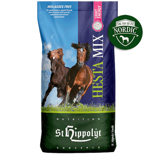 St Hippolyt Hesta Mix® Nordic Light 20 kg- för lättfödda specialraser