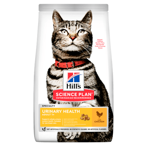 HILL'S SCIENCE PLAN Urinary Health Adult Kattfoder med Kyckling (1,5 kg & 7 kg)