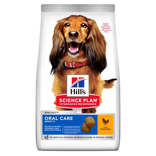 HILL'S SCIENCE PLAN Oral Care Adult Hundfoder med Kyckling (2 kg)