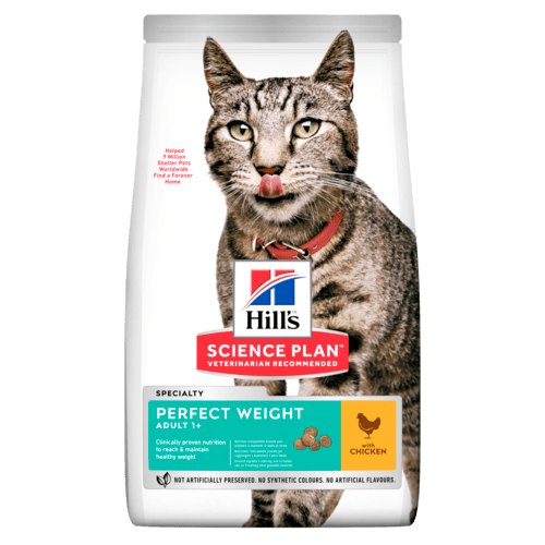 HILL'S SCIENCE PLAN Perfect Weight Adult med Kyckling (1,5 kg & 7 kg)