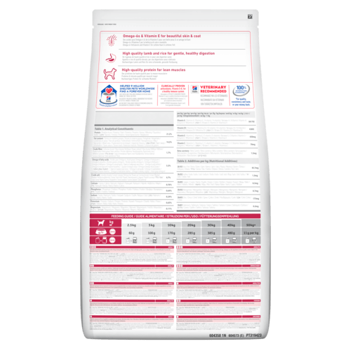 HILL'S SCIENCE PLAN Medium Adult med Lamm & Ris (2,5 kg & 12 kg)